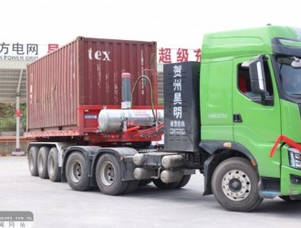 广西首条电动重型卡车超级充电线路来了